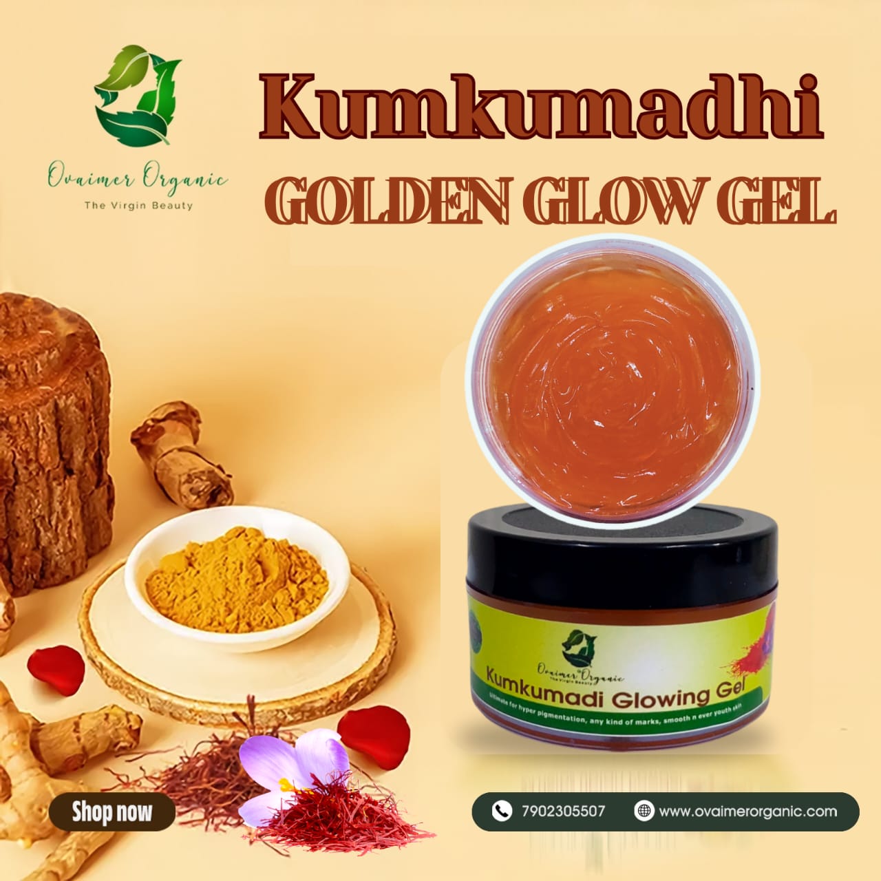 Kumkumadhi Golden Glow Gel